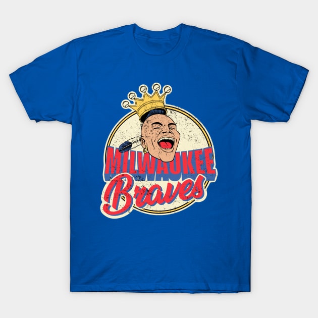 Milwaukee Braves World Champions 1957 T-Shirt by asterami